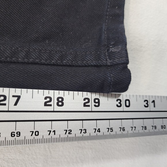 Sezane Denim Jeans Womens US 8 Black Straight Leg High Rise Button Fly Denim - Picture 9 of 11